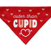 Pearhead, Inc. Bandanas Valentine's Cuter than Cupid Red Dog Bandana, S/M