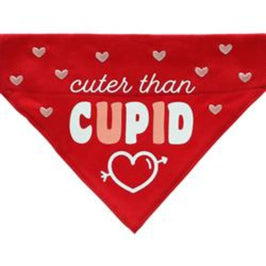 Pearhead, Inc. Bandanas Valentine's Cuter than Cupid Red Dog Bandana, S/M