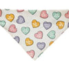 Pearhead, Inc. Bandanas Valentine's Conversation Hearts Colorful Dog Bandana, M/L