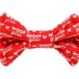 Pearhead, Inc. Bow Ties Valentine's Woof You Red Bowtie Pet Collar Attachment - Size XS/S