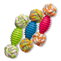 SnugArooz dog toys Pink Double Knot Rubber Dog Toy - Pink