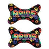 Barker's Bowtique dog toys M Pride Plush Squeaker Bone Dog Toy