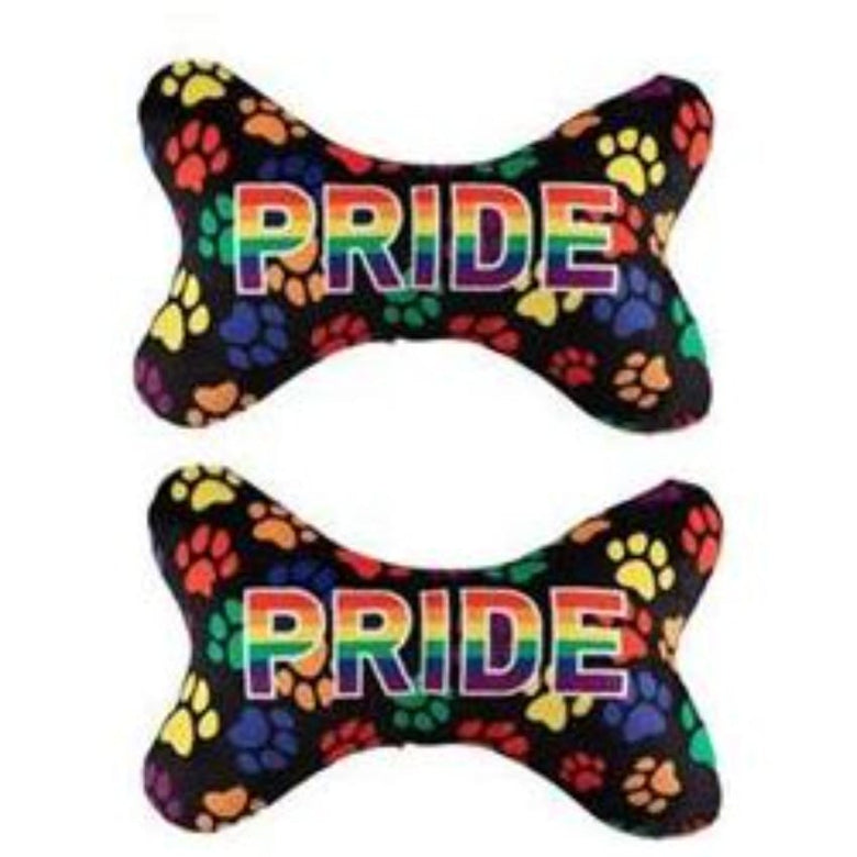 Barker's Bowtique dog toys M Pride Plush Squeaker Bone Dog Toy