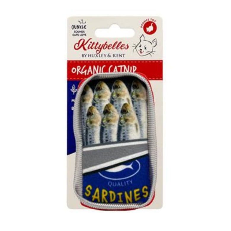 Huxley & Kent Cat Toys Sardines Tin Cat Toy
