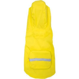 Doggie Design, Inc. Jackets-coats L / Ylw Packable Dog Raincoats in 4 Colors