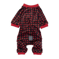 FuzzYard Pajamas 1 Heartbreaker Black & Red Dog Pajamas