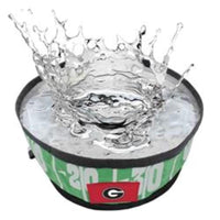Pets First Bowls - Feeders Georgia Bulldogs Collapsible Pet Bowl