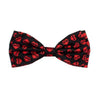 FuzzYard Bow Tie SM Heartbreaker Red Hearts Pet Bowtie