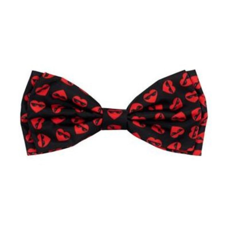 FuzzYard Bow Tie SM Heartbreaker Red Hearts Pet Bowtie