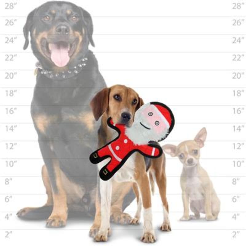 VIP Products/Tuffy dog toys Christmas Holiday Tuffy Santa Durable Tough Dog Toy