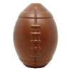 SodaPup dog toys Football Brown Rubber Durable Treat Chew Dog Toy - Lg
