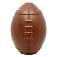 SodaPup dog toys Football Brown Rubber Durable Treat Chew Dog Toy - Lg