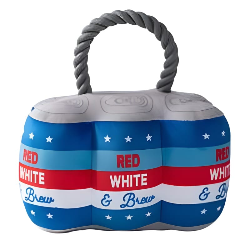 Pet Shop by Fringe Studio dog toys Star Spangled Plush Dog Toy