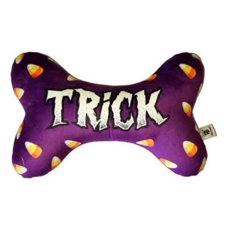 Barker's Bowtique dog toys M Trick or Treat Bone Dog Toy