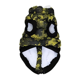Barker's Bowtique Jackets HD Crown Puffer Dog Coat Vest - Yellow Hive