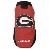Pets First dog apparel S Georgia Bulldogs Puffer Pet Vest