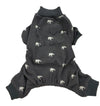 Ivory Ella Elephants Charcoal Grey Onesie Pet Pajamas/Jumper