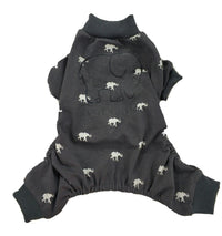 Ivory Ella Elephants Charcoal Grey Onesie Pet Pajamas/Jumper