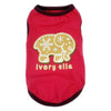 Barker's Bowtique Tee's XS Ivory Ella Snowflake GingerBread Elephant Pet Tank