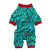 FuzzYard dog apparel 3 Christmas Tree Rex Green Holiday Dog Pajamas