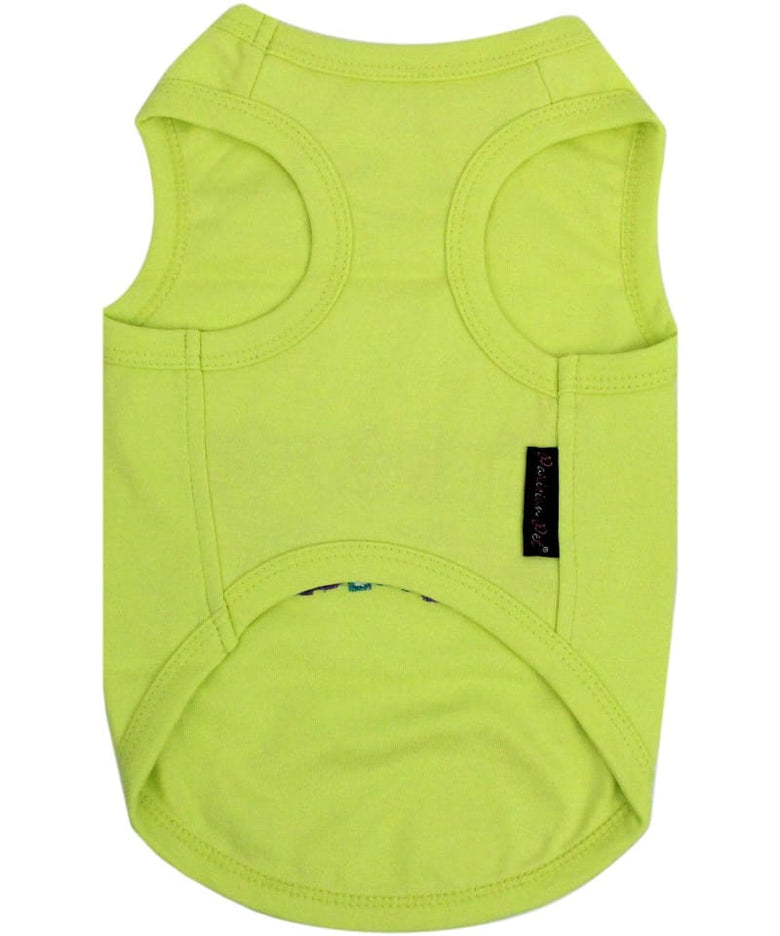 Parisian Pet® Tee's Party Animal Lime Green Dog T-Shirt