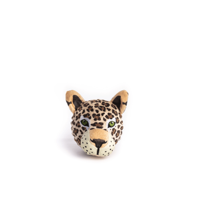 fabdog dog toys SM Leopard Faball Plush Ball Dog Toy - 2 Sizes