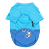 Parisian Pet® dog apparel Officer Woof Blue Funny Costume Embroidered Dog T Shirt