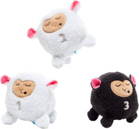 BARK dog toys Baa Baa Bark Sheep Counting Plush Squeak Dog Toy Set - 3 Pc