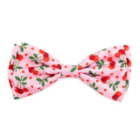 The Worthy Dog Bow Tie SM Cherries Jubilee Pet Bow Tie - 2 Sizes