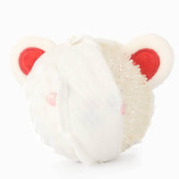 Hugsmart Products Inc dog toys Woof Love Bear White Ball Plush Dog Toy