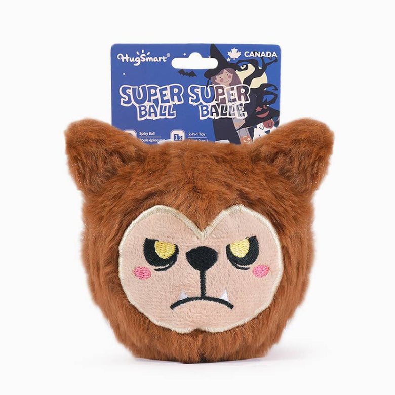 Hugsmart Products Inc Hugsmart Products Inc - HugSmart Pet - Howloween Night | Werewolf - Dog Ball Toy