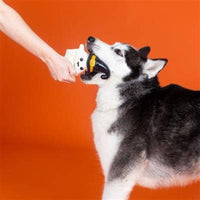 PetShop by Fringe Studio Toys Halloween One Wicked Ghost Natural Latex Squeak Dog Chew Toy