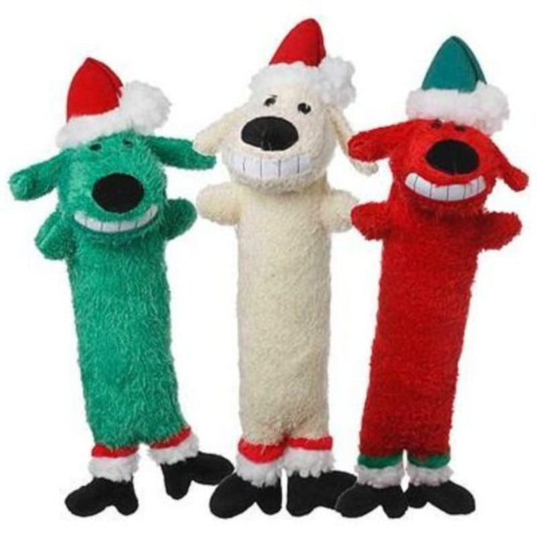 Multipet dog toys GRN / 12" Santa Loofa Dog Toy - Green