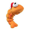 FuzzYard dog toys Santa Hat Christmas Prawn Mendes Plush Squeak Dog Toy