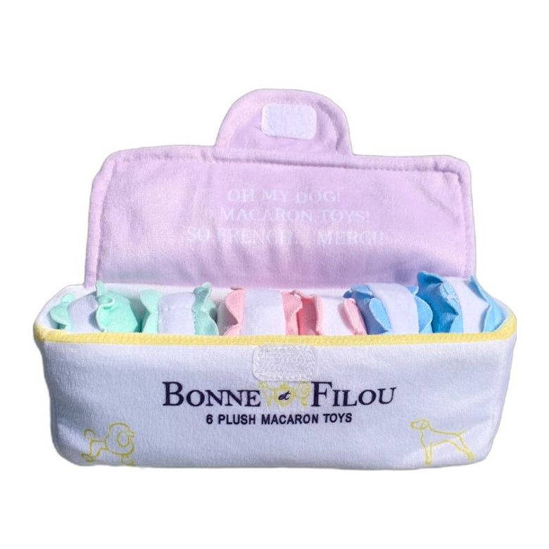 Bonne Filou dog toys 6PK Bonne Filou Macaron Squeaky Toy - 3pk & 6pk