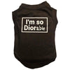 AE-HPS Tee's S I'm So DIOR-able Black Dog Tee