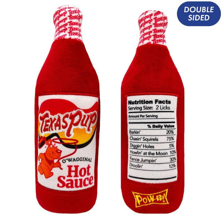 Huxley & Kent dog toys SM Texas Pup Hot Sauce Plush Dog Toy - 2 Sizes