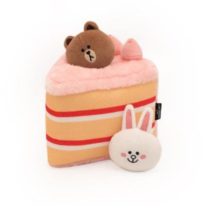 Zippypaws dog toys Burrow Brown & Friends in Cake Interactive Dog Toy