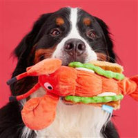 BARK dog toys Max's Maine Lobster Roll Plush Squeak Dog Toy