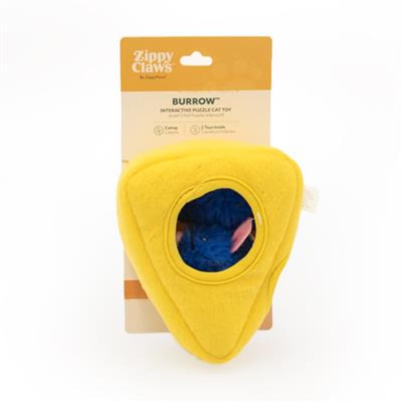 Huxley & Kent Cat Toys Burrow Mice 'N Cheese Cat Toy Set