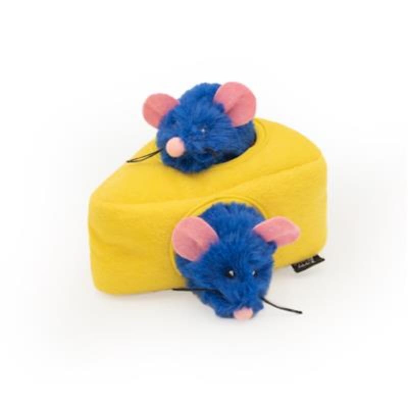 Huxley & Kent Cat Toys Burrow Mice 'N Cheese Cat Toy Set