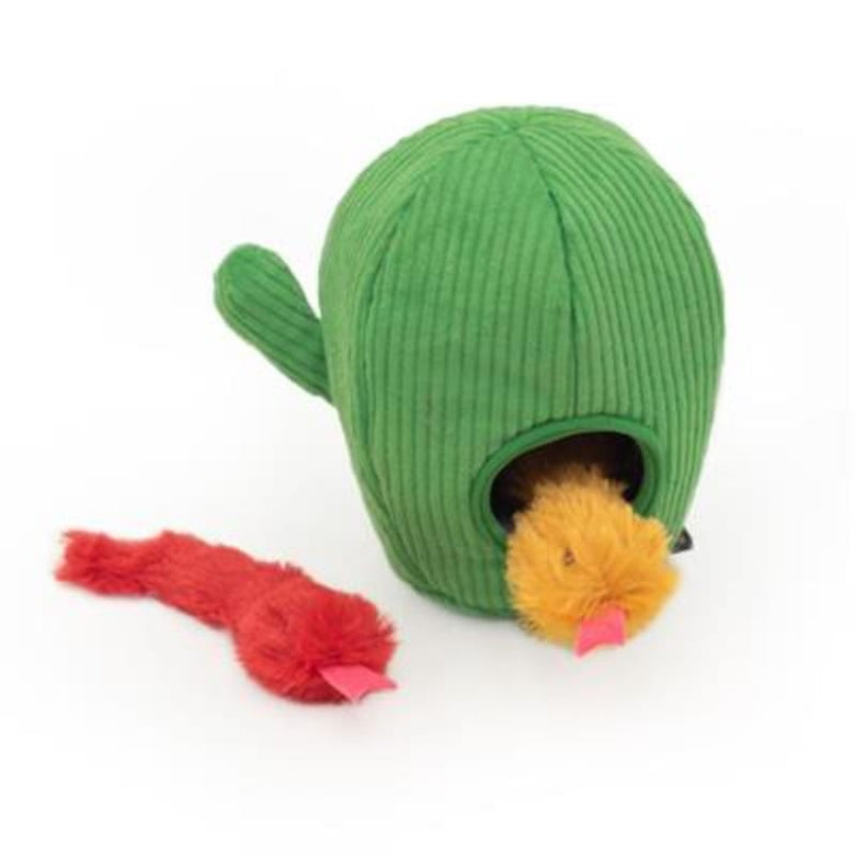 Huxley & Kent Cat Toys Burrow Snakes in Cactus Cat Toy Set