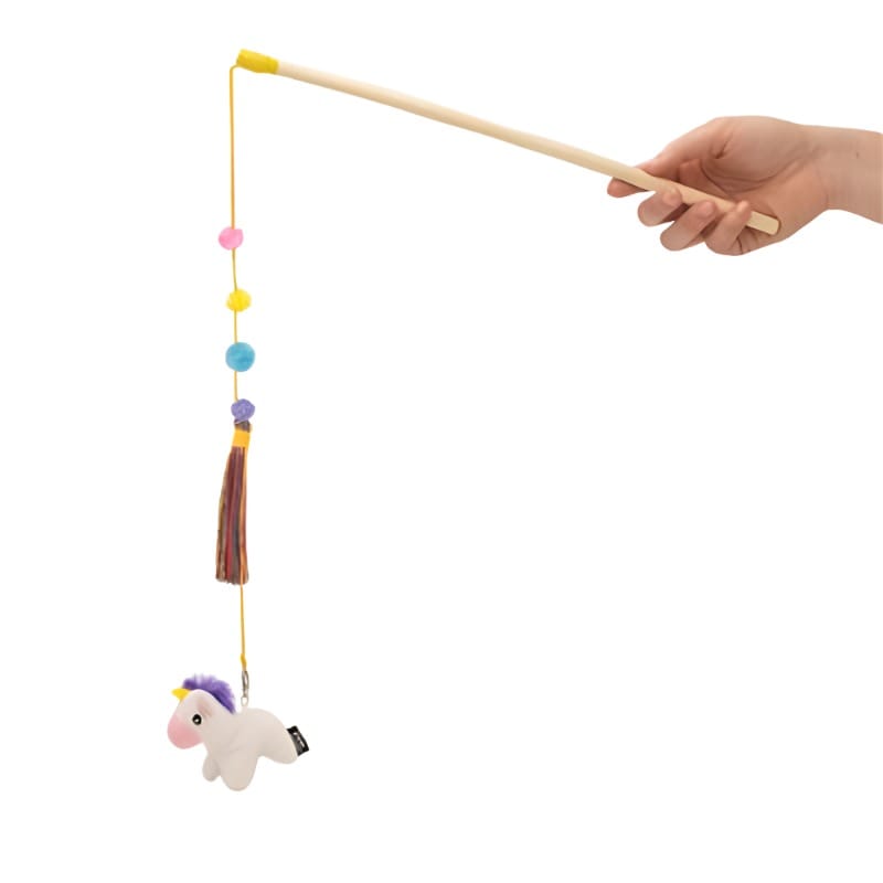 ZippyClaws Cat Toys ZippyStick Unicorn Cat Toy