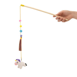 ZippyClaws Cat Toys ZippyStick Unicorn Cat Toy