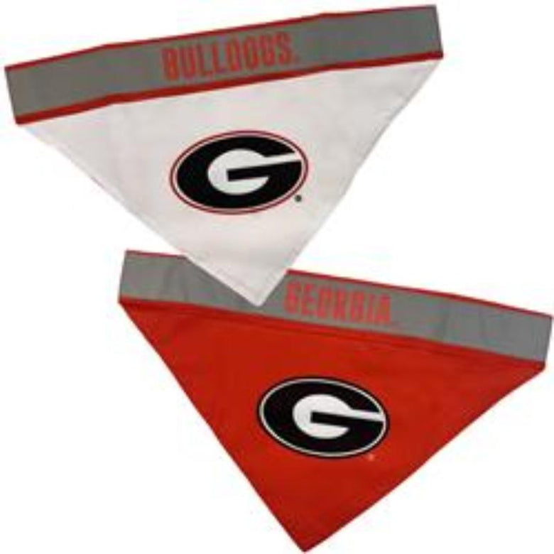 Pets First Bandanas Georgia Bulldogs Reversible Pet Bandana - S/M