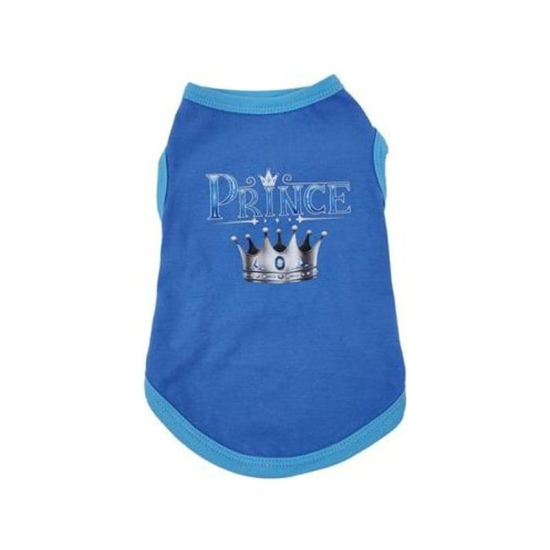 Barker's Bowtique Tee's SM Prince Blue Dog Tank