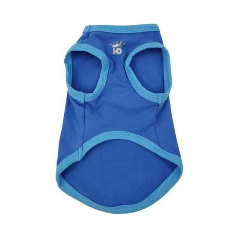 Barker's Bowtique Tee's Prince Blue Dog Tank