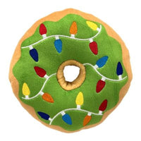 Huxley & Kent dog toys LG Christmas Lit Donut Dog Toy