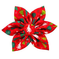 Huxley & Kent Bow Tie LG Christmas Trees Pinwheel Holiday Pet Collar Attachment
