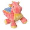 GoDog dog toys Dragon Coral Plush Dog Toy